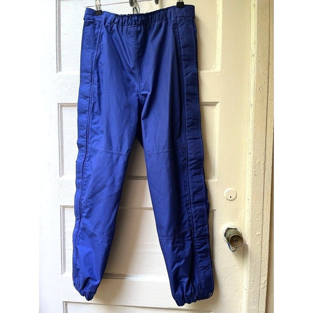 Vtg Marmot Ski Pants Mens XS Blue Pull on Gore Tex Ski Snowboard Sled Gorpcore